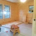 Toledo Bend Log Cabin contruction