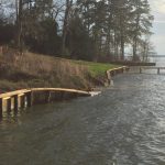 This is the picture my neighboar sent me of the seawall breach - March 1, 2018