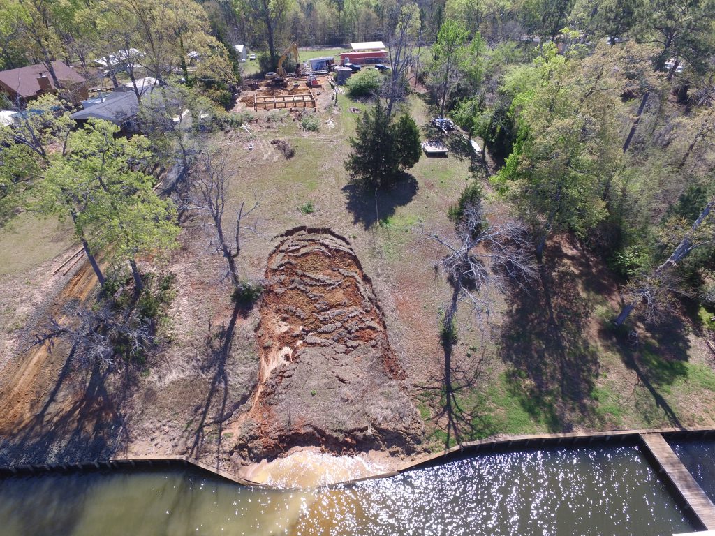 Toledo Bend Seawall Failure - March 22, 2018