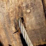 Loose cable that gave way because of fastener failure - March 7, 2018