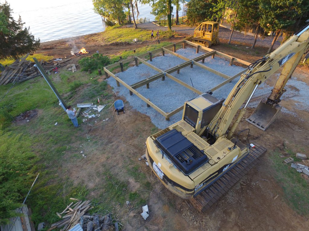 Toledo Bend Cabin foundation complete. Now we need a cabin!
