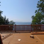 We totally did not mean to to this, but were pleasantly surprised by it. The cabin porch has an infinity view of Toledo Bend Lake!