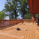 We aded an extra 10 feet to the porch when we designed the cabin.
