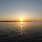 It took a lot of shots to get this perfect one with the boat passing in front of the Toledo Bend sunset