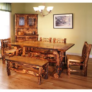 aspen wood dining table