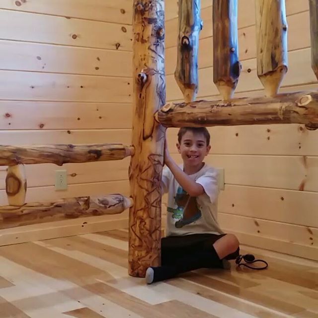 Beds came in. Our 8 year old is awesome at assembling them. All bedrooms will have king sized lodge pole beds.
#toledobend #toledobendcabins #rusticfurniture #toledobendcabinrental