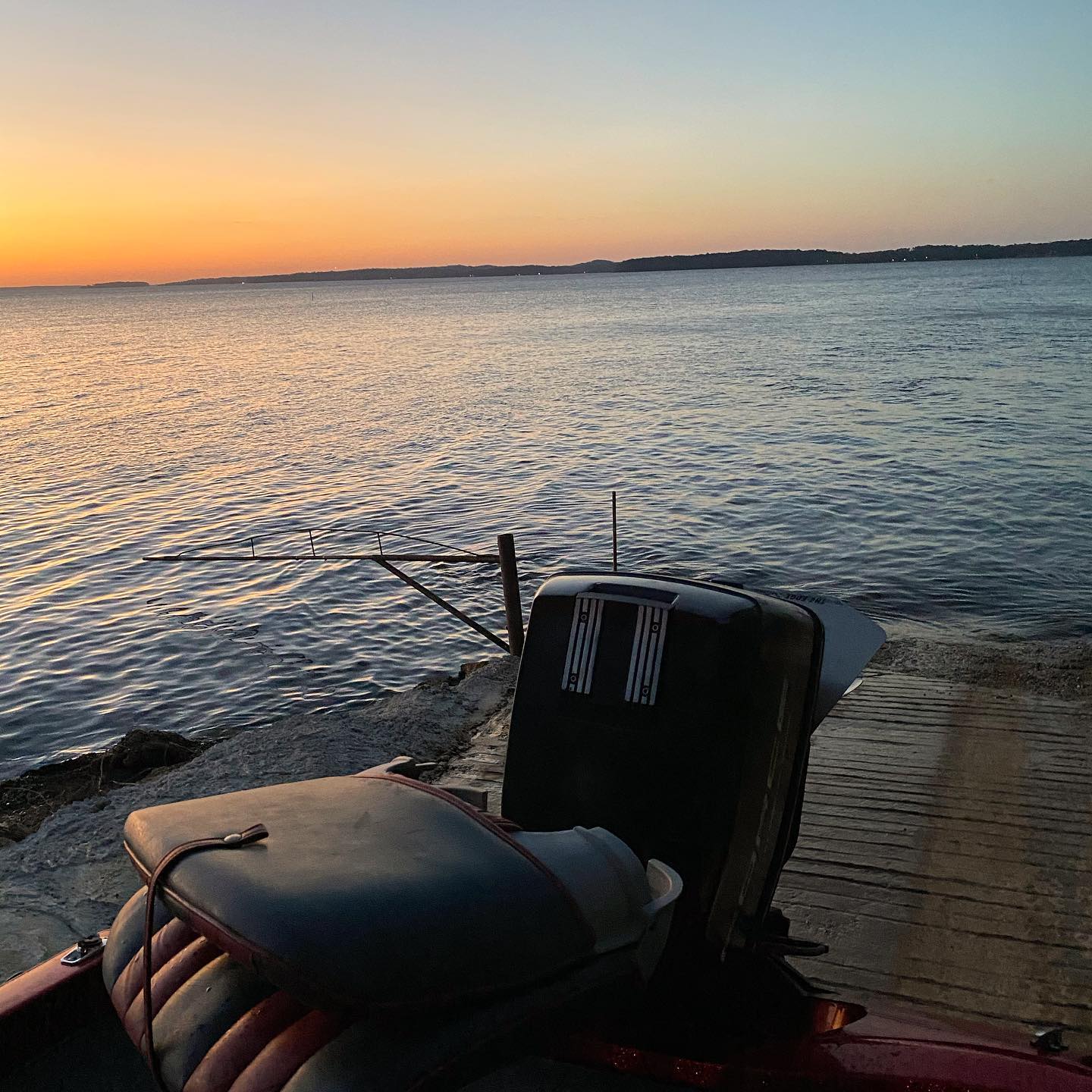 Pulling the boat in at our public dock after an evening of fishing. Always nice to be out on the water to enjoy the lake. #fishing #fishinglife #lakelife #lakefishing