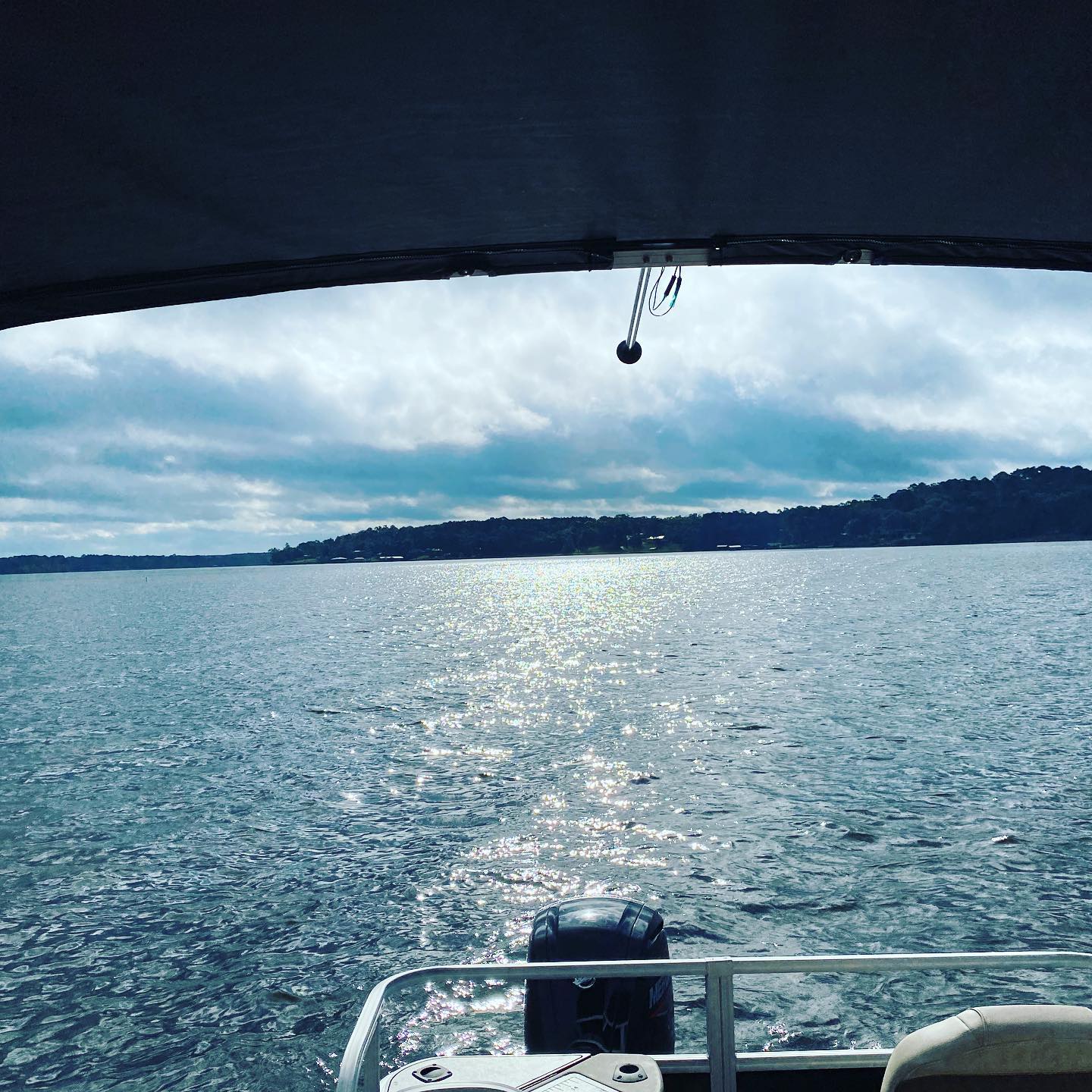 Beautiful views when boat riding on Toledo Bend- always a pretty day for driving around the lake. #lakelife #beautifulskies #boatrides
