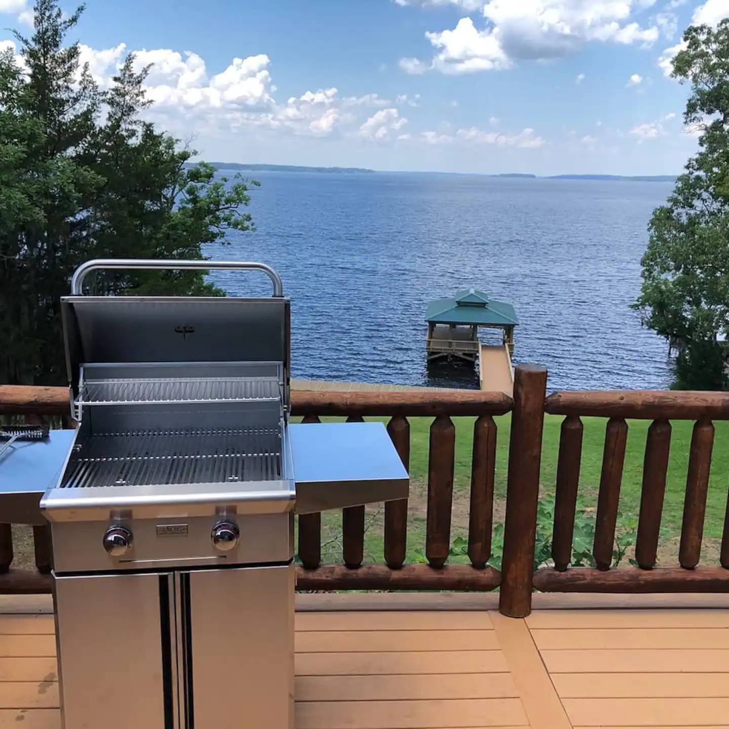 This AOG gas grill at our cabin is fantastic for grilling steaks and socializing. Make grilling fun again.